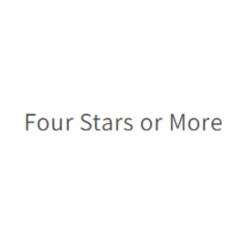 Four Stars or More